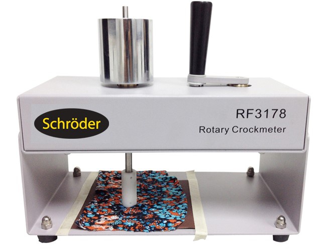 Schröder CM-6, AATCC / ISO 垂直旋转法手动式耐摩擦色牢度仪