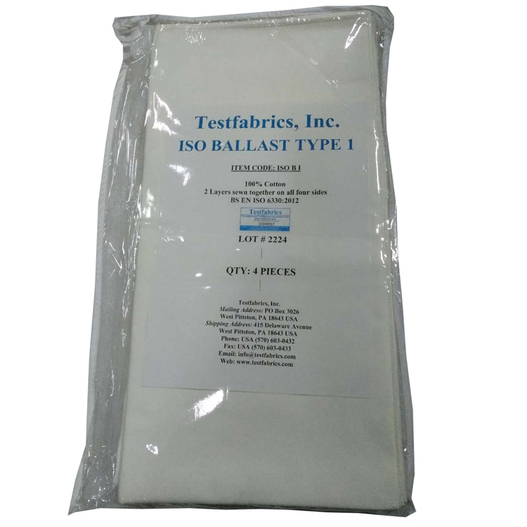 美国Testfabrics #ISO 6330-2012 (Type-I) 纯棉陪洗布I号（4块/包）