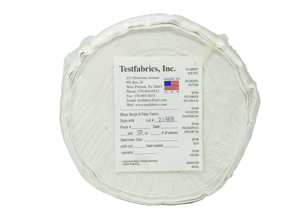 美国Testfabrics  MFF-49 美标多纤维附布49号（50米/卷）